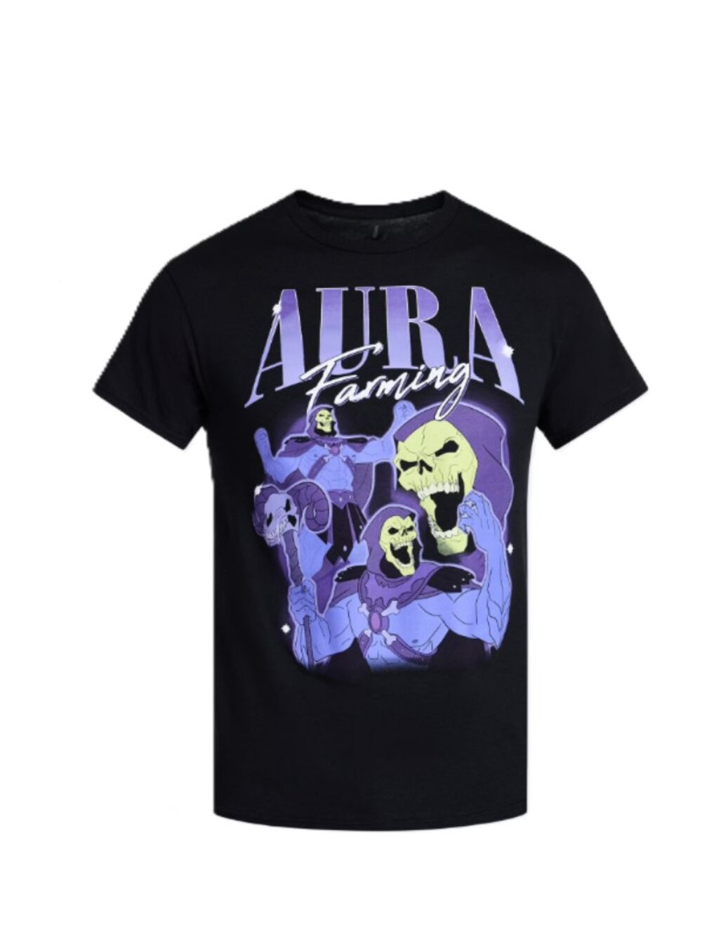 Masters of the Universe Skeletor Aura Graphic Tee Men's Black T-Shirt